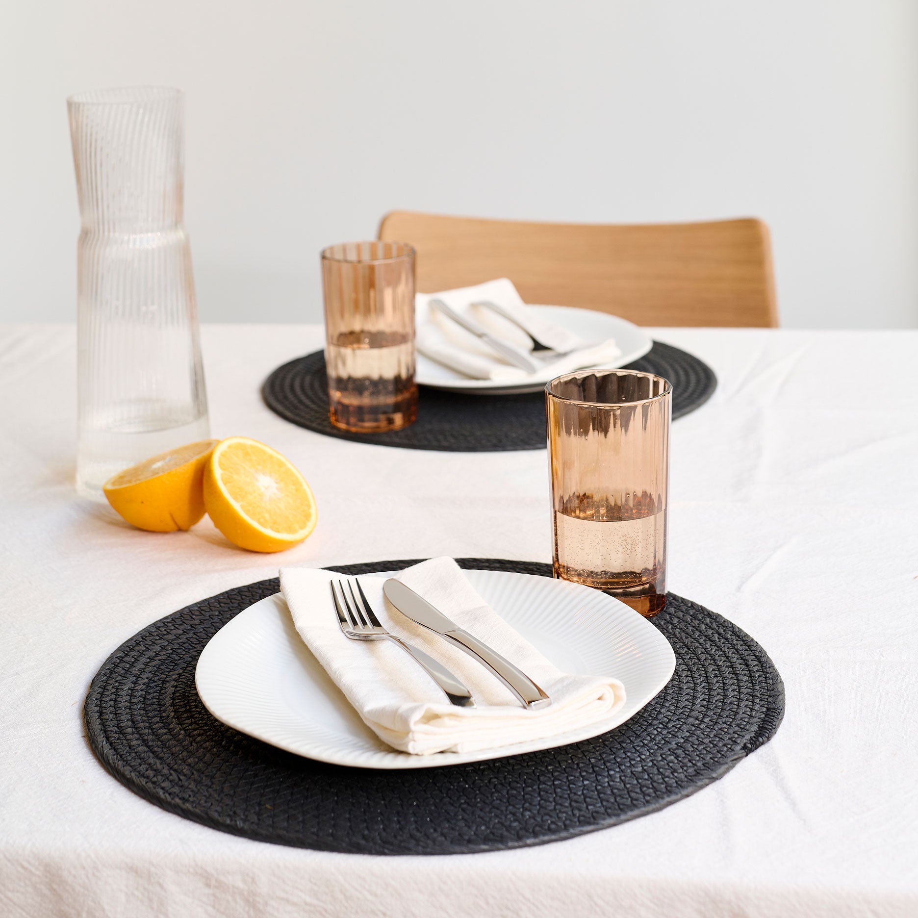 Raffia Tischset